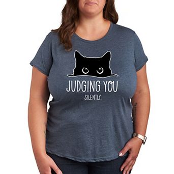 Plus Judging Silently Graphic Tee