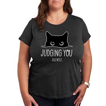 Plus Judging Silently Graphic Tee