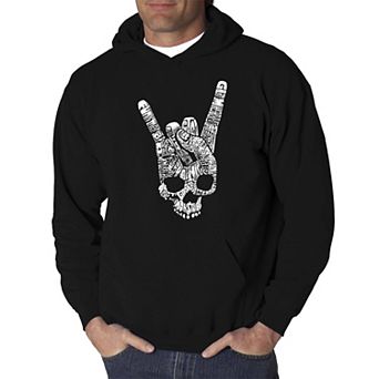 Heavy Metal Genres - Men's Word Art Hooded Sweatshirt