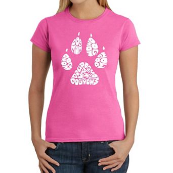 Dog Mom - Women's Word Art T-Shirt