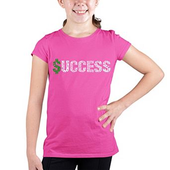 Success - Girl's Word Art T-shirt
