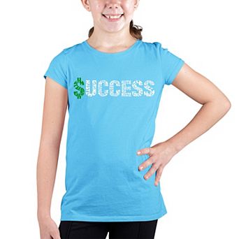 Success - Girl's Word Art T-shirt