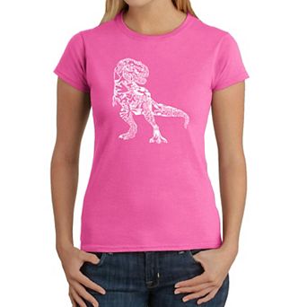 Dino Pics - Women's Word Art T-Shirt