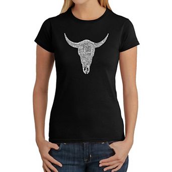 Country Musics All Time Hits - Women's Word Art T-Shirt
