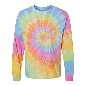 Colortone Tie-Dyed Long Sleeve T-Shirt