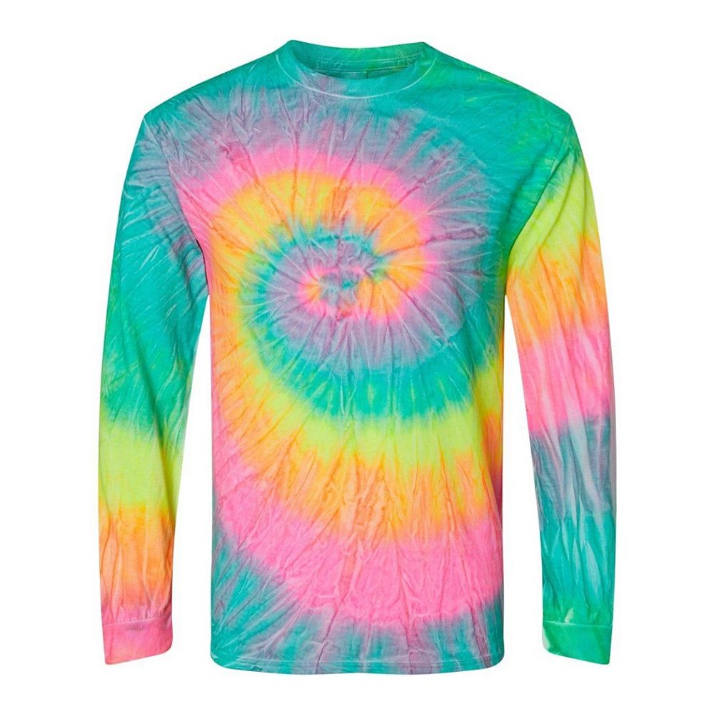 【oan】Kalia Dyeing Long Sleeve T-Shirt Amazon.com: Rockin' Cactus Men's Longsleeve Tie Dye Shirt