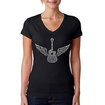 Amazing Grace - Women's Word Art V-Neck T-Shirt