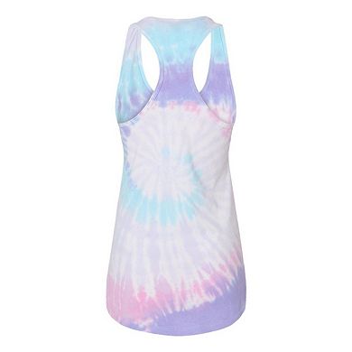 Colortone Tie-Dyed Racerback Tank Top