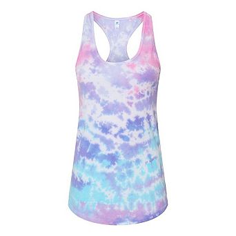 Colortone Tie-Dyed Racerback Tank Top
