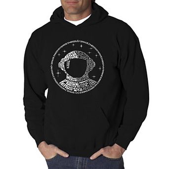 I Need My Space Astronaut - Men's Word Art Hooded Sweatshirt