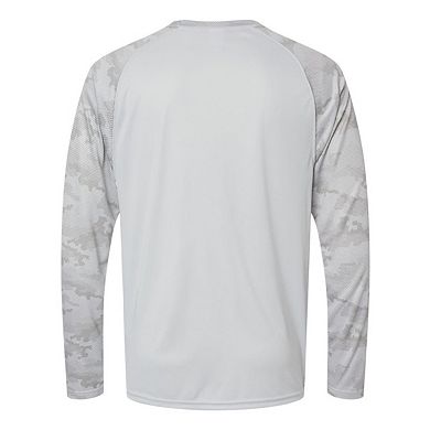 Paragon Cayman Performance Camo Colorblocked Long Sleeve T-Shirt