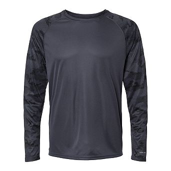 Paragon Cayman Performance Camo Colorblocked Long Sleeve T-Shirt