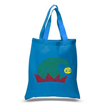 Christmas Elf Hat - Small Word Art Tote Bag