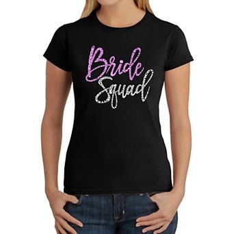 Bride Squad - Women's Word Art T-Shirt