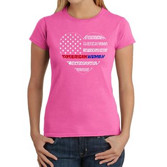 American Woman - Women's Word Art T-Shirt