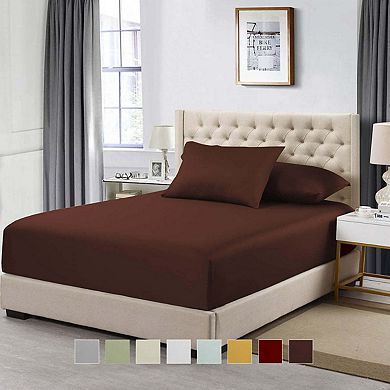 High Profile Fitted Sheet (22 Inches) Luxurious Cotton 608 Thread Count