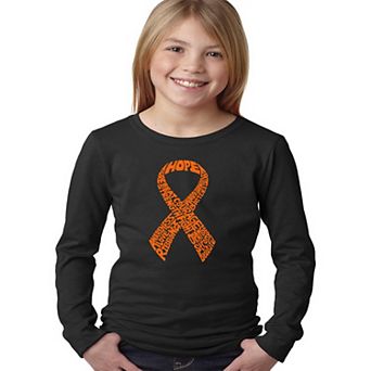 Ms Ribbon - Girl's Word Art Long Sleeve