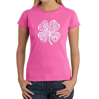 Feeling Lucky - Women's Word Art T-Shirt