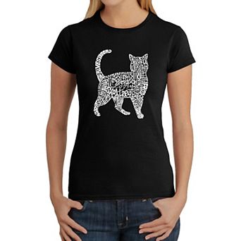 Cat - Women's Word Art T-Shirt