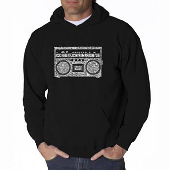 Greatest Rap Hits of The 1980's - Men's Word Art Hooded Sweatshirt
