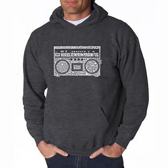 Greatest Rap Hits of The 1980's - Men's Word Art Hooded Sweatshirt
