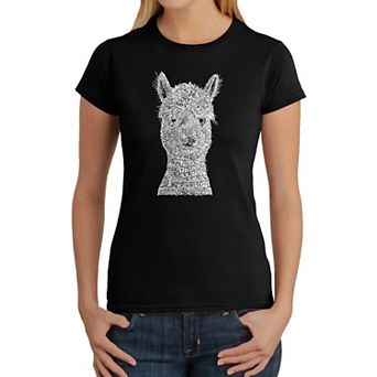 Alpaca - Women's Word Art T-Shirt