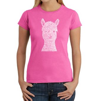 Alpaca - Women's Word Art T-Shirt