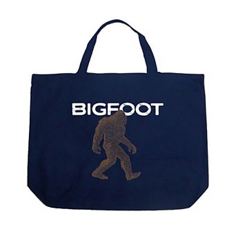 Bigfoot - Large Word Art Tote Bag