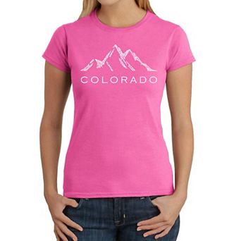 Colorado Ski Towns - Women's Word Art T-Shirt