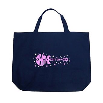 Shake it Off - Large Word Art Tote Bag