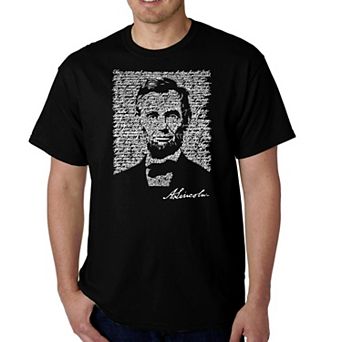 Abraham Lincoln - Men's Word Art T-shirt