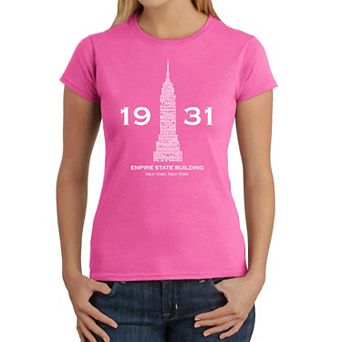 Empire State Building - Women's Word Art T-Shirt