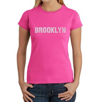 Brooklyn Neighborhoods - Women's Word Art T-Shirt