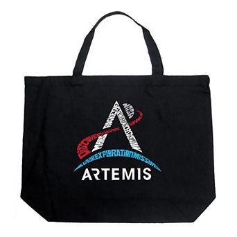 NASA Artemis Logo - Large Word Art Tote Bag