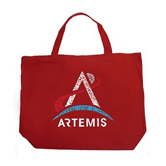 NASA Artemis Logo - Large Word Art Tote Bag