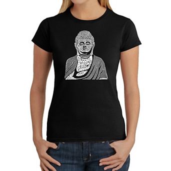 Buddha - Women's Word Art T-Shirt