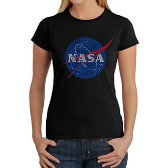NASA's Most Notable MissionsWomen's Word Art T-Shirt