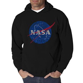 NASA's Most Notable Missions - Men's Word Art Hooded Sweatshirt