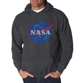NASA's Most Notable Missions - Men's Word Art Hooded Sweatshirt