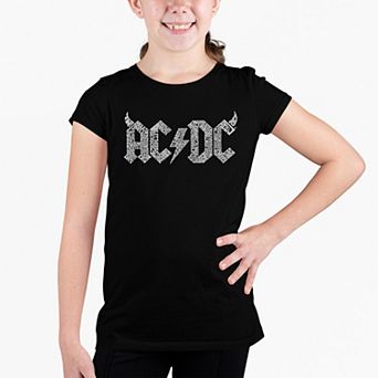 ACDC - Girl's Word Art T-shirt