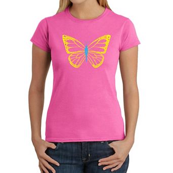 Butterfly - Women's Word Art T-Shirt