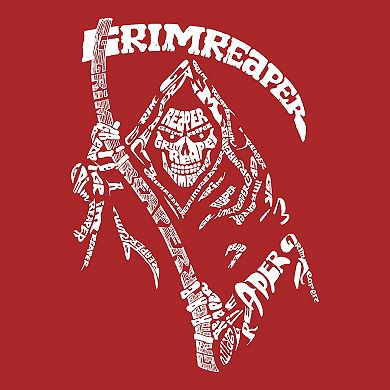 Large Word Art Tote Bag - Grim Reaper