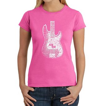 Bass Guitar - Women's Word Art T-Shirt