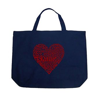 Love Yourself - Large Word Art Tote Bag
