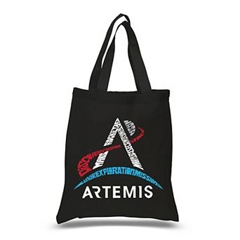 NASA Artemis Logo - Small Word Art Tote Bag