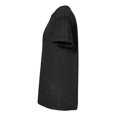 Bayside Plain Triblend Crew Short Sleeve