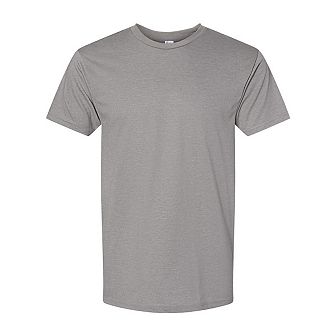 Bayside Plain Triblend Crew Short Sleeve