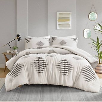 INK+IVY Tahli 3 pc Cotton Blend Chenille Comforter Set