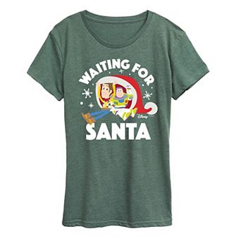 Disney / Pixar's Toy Story Women's Waiting For Santa Graphic Tee