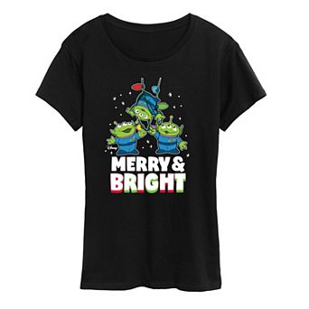 Disney / Pixar's Toy Story Women's Merry And Bright Graphic Tee